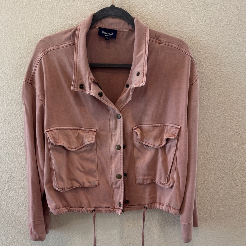 Splendid Women's Pink Utility Jacket